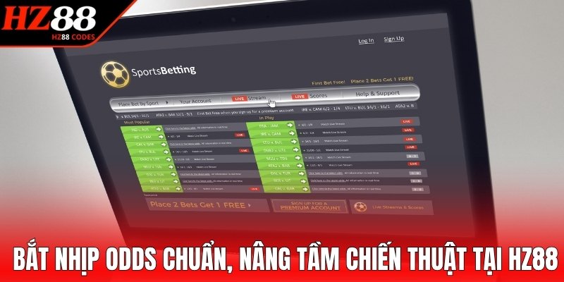 Bắt nhịp odds chuẩn, nâng tầm chiến thuật tại HZ88
