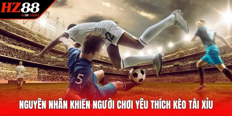 Nguyên nhân khiến người chơi yêu thích kèo tài xỉu